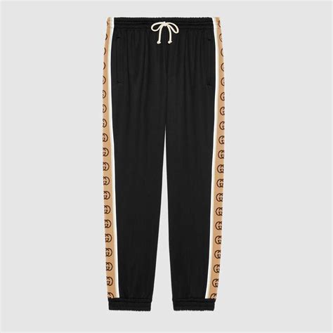 gucci gg track pants|gucci side stripe track pants.